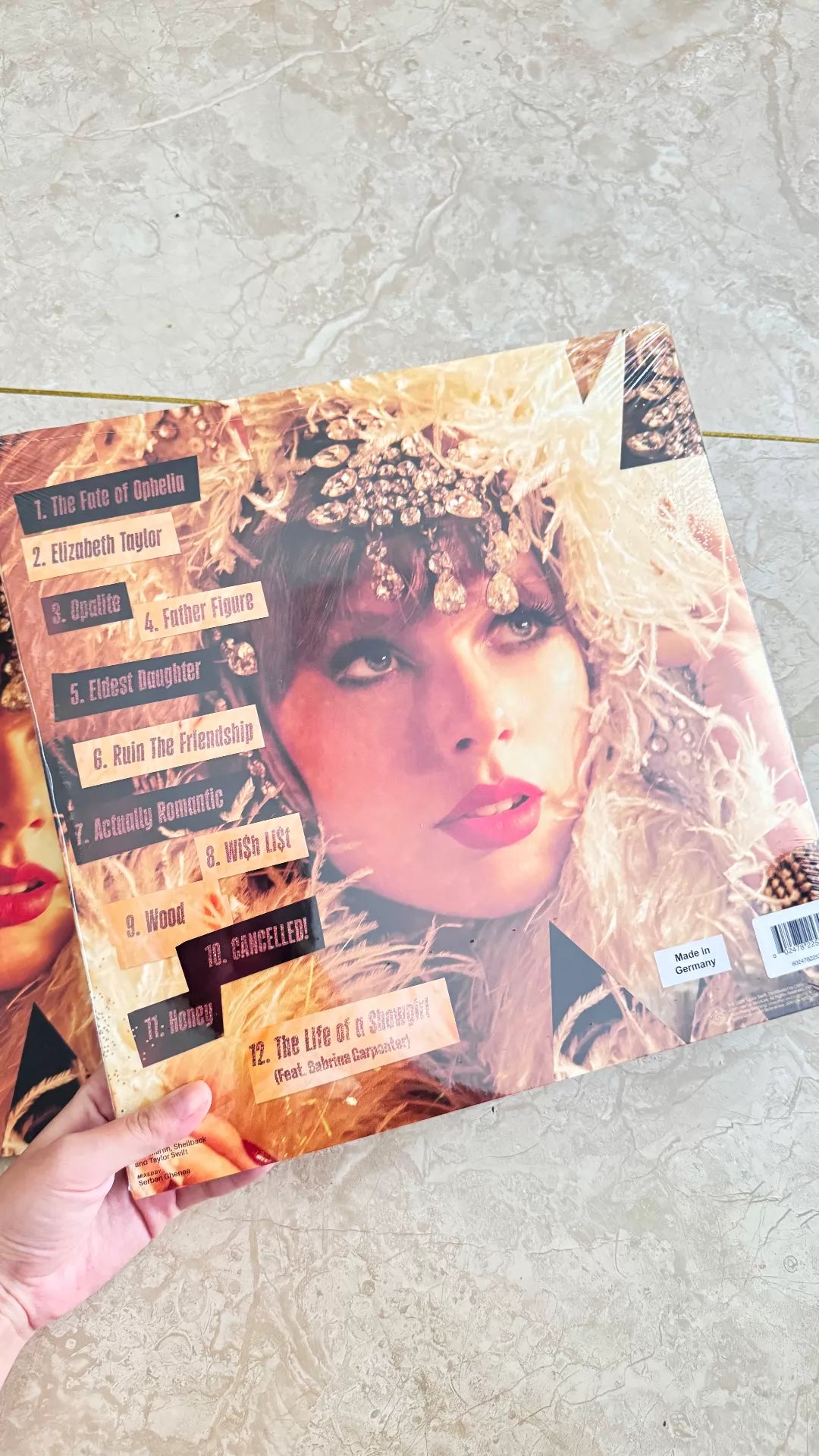 Taylor Swift – The Life of a Showgirl – UK Pink Vinyl LP, Sealed