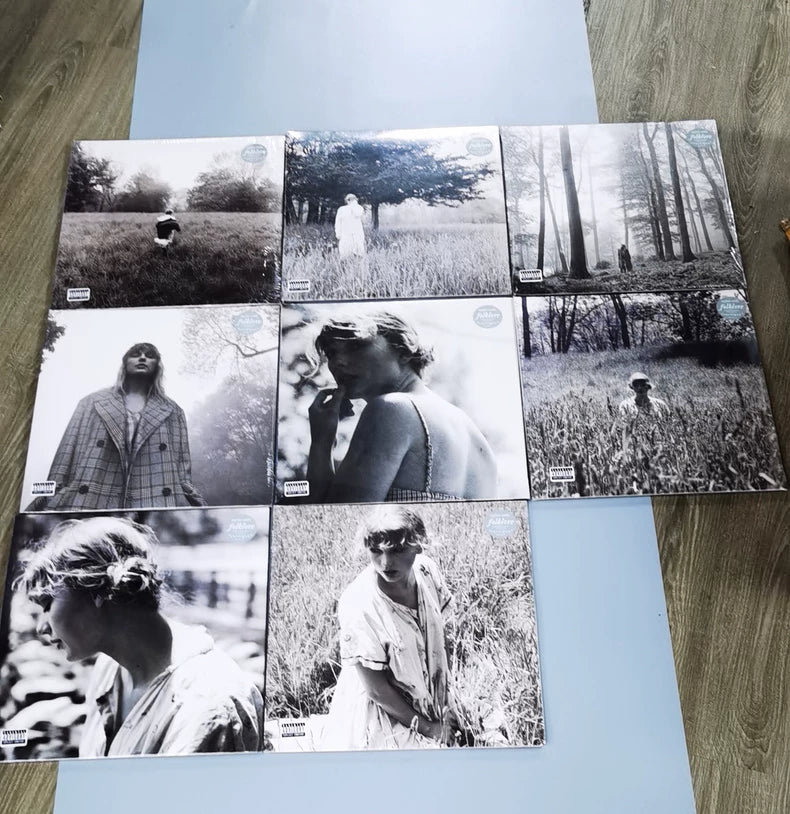 Taylor Swift – folklore Deluxe Complete 8-Variant Colored Vinyl Set – Sealed – actual product photo 2