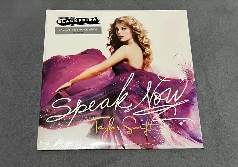 Taylor Swift Speak Now RSD Europe Numbered Smoke Vinyl 2LP – Sealed