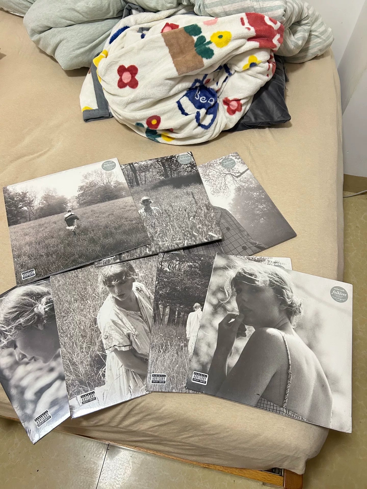 Taylor Swift – Folklore Vinyl Editions 2–8 Complete Set