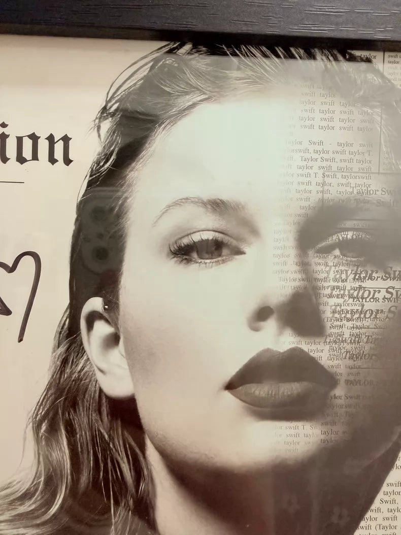 Taylor Swift – reputation Signed VIP Poster with Frame – actual product photo 2