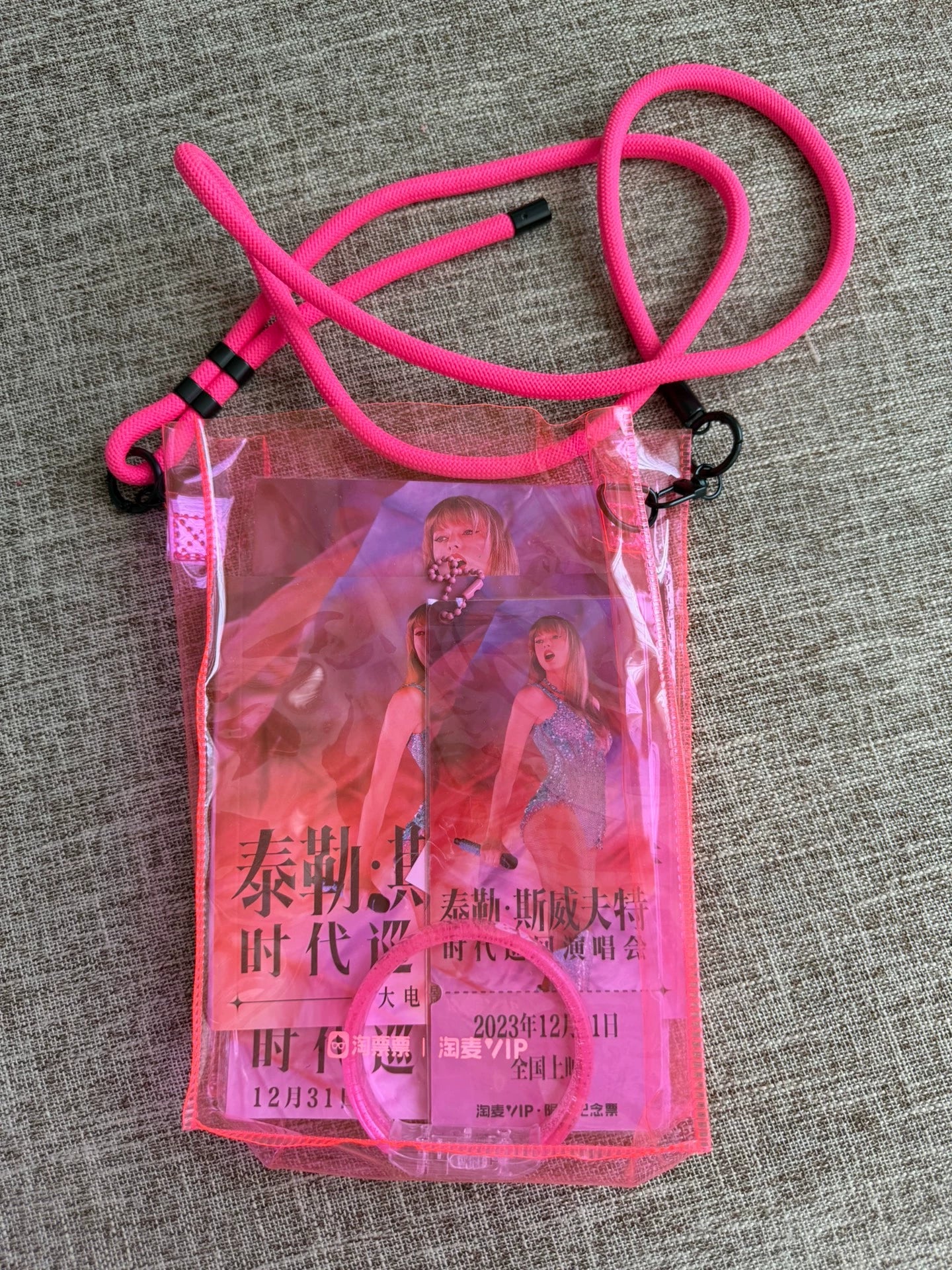 Taylor Swift — The Eras Tour Official Pink PVC Bag & Souvenir Bundle — photo 2