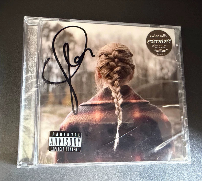 Taylor Swift – evermore Signed CD (Sealed) – actual product photo 1
