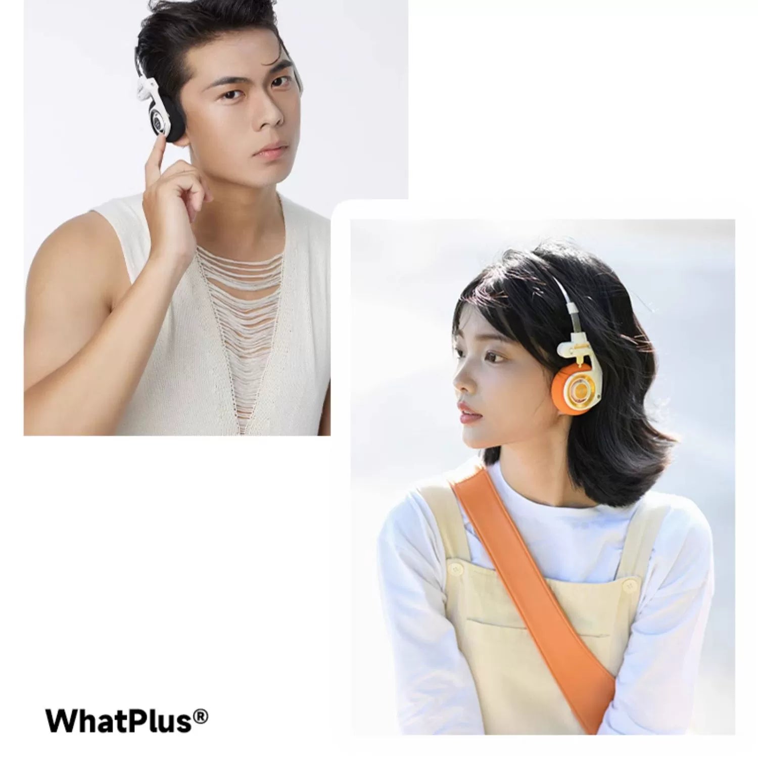 WhatPlus RETRO R3 Academy Series headsets portable compact wireless headphones star model  问加WhatPlus RETRO R3学院系列头戴式便携小巧无线耳机明星同款