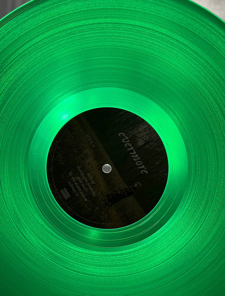 Taylor Swift – Evermore – Translucent Green Vinyl 2LP – Opened