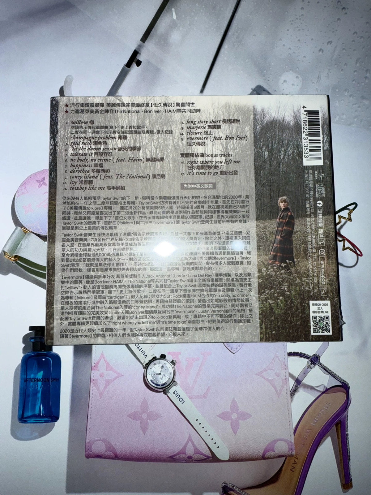 Taylor Swift – Evermore – Taiwan Paper-Box CD, Sealed – detail 2