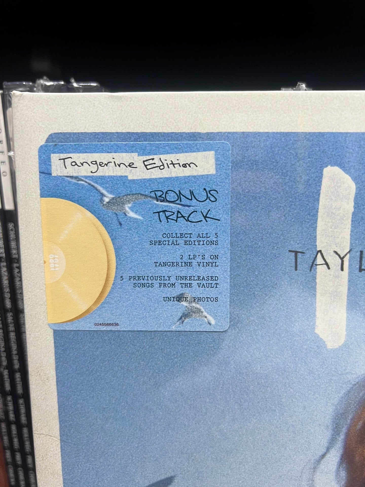 Taylor Swift – 1989 (Taylor's Version) – Tangerine Edition 2LP – photograph 2