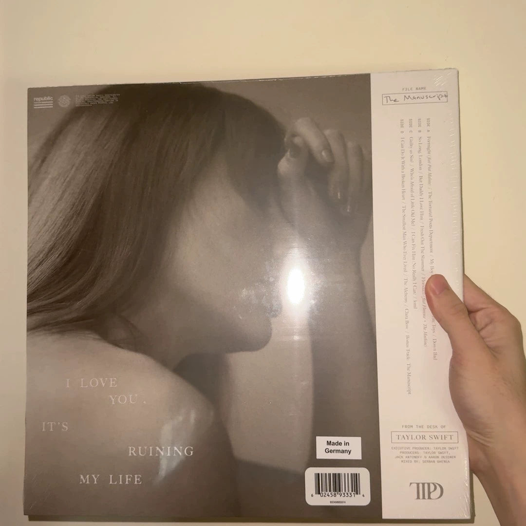 Taylor Swift – The Tortured Poets Department – Ghosted White 2LP, Sealed