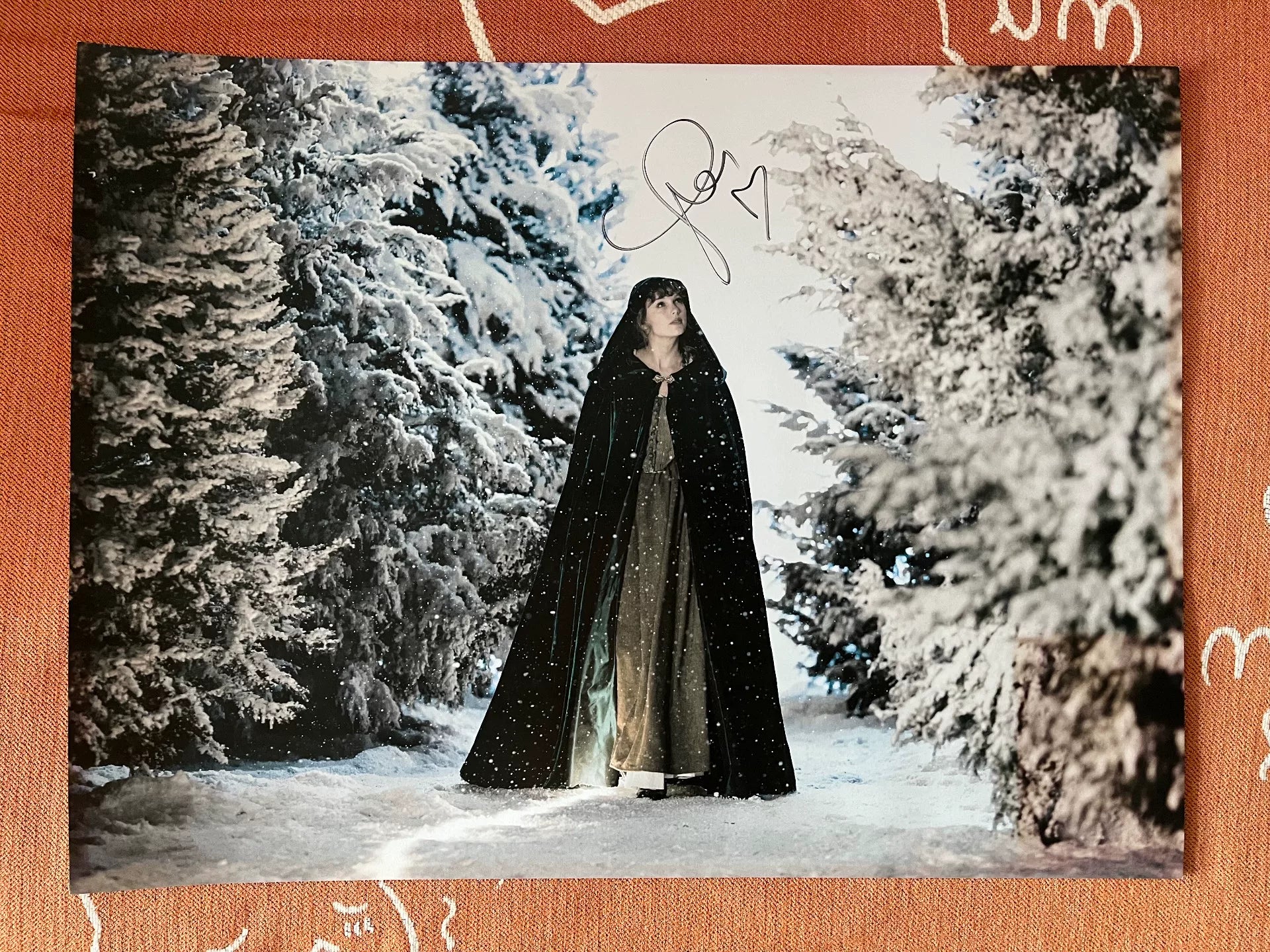 Taylor Swift – Evermore Snowy Signed Poster