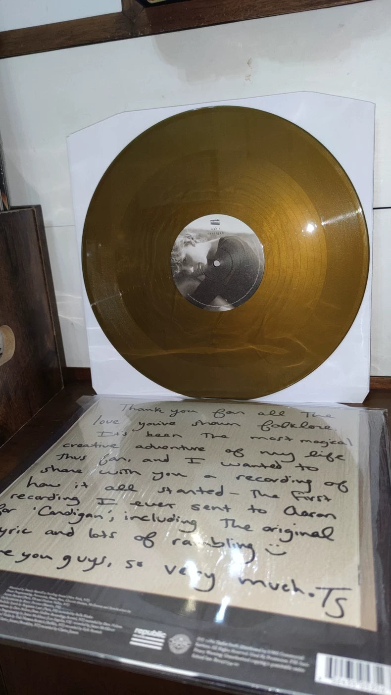Taylor Swift – Cardigan – Gold 12-Inch Vinyl with Lyric Insert