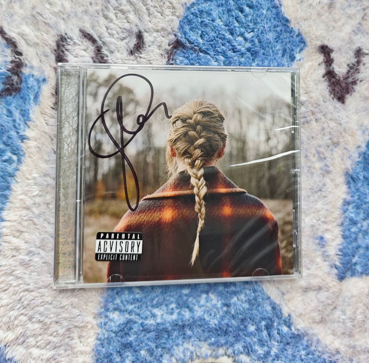 Taylor Swift – Evermore – Signed CD with Fortnight CD – actual item photograph 1