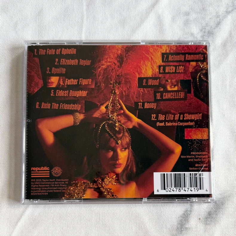 Taylor Swift – The Life of a Showgirl – Version 4 Signed CD