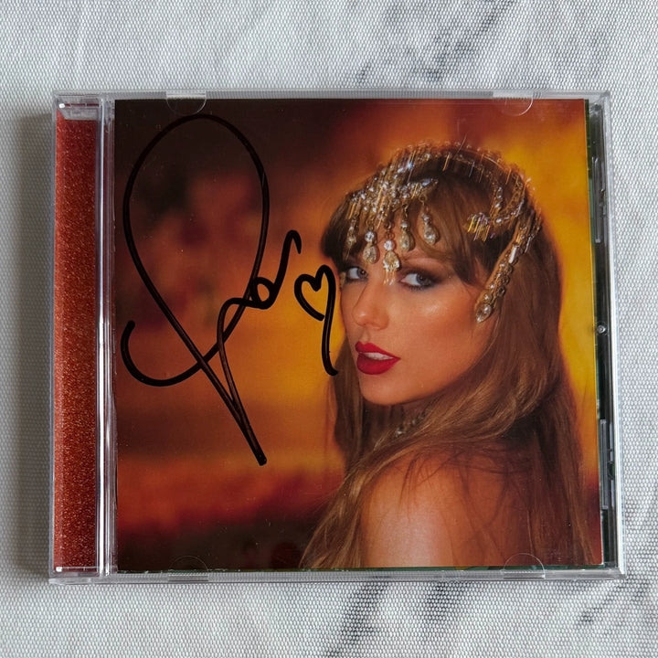 Taylor Swift – The Life of a Showgirl — Signed CD Cover 1, Separate Heart