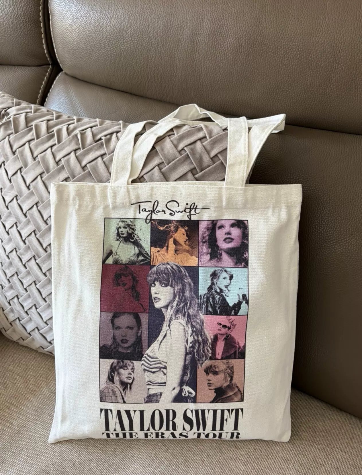 Taylor Swift The Eras Tour canvas tote bag