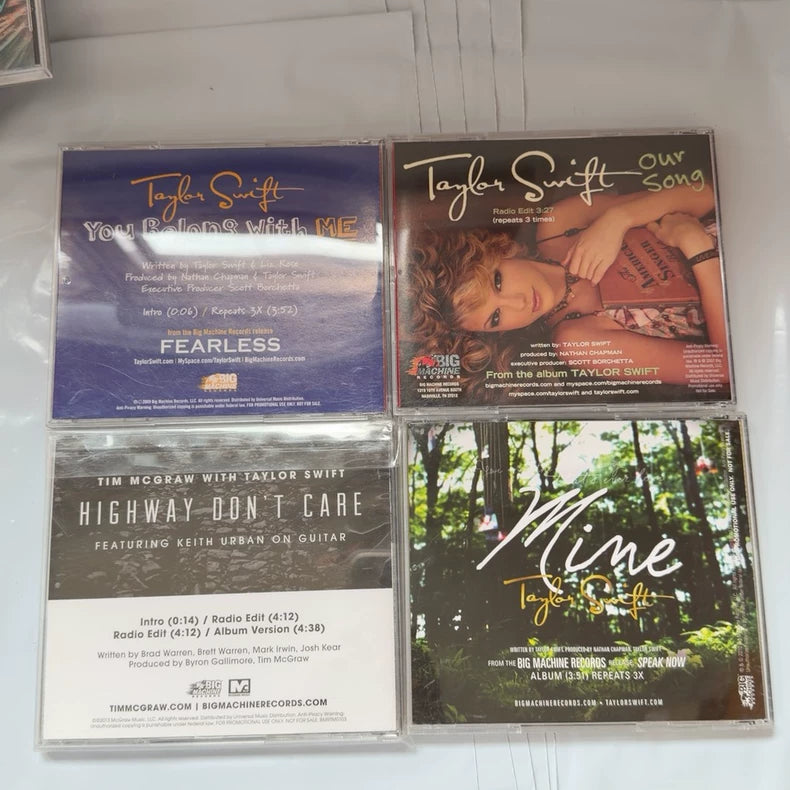 Taylor Swift – US Radio Promo CD Singles – Set of 14 – actual product photo 4