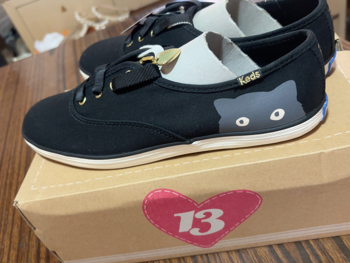 Keds x Taylor Swift – Black Cat Canvas Shoes — detail 6