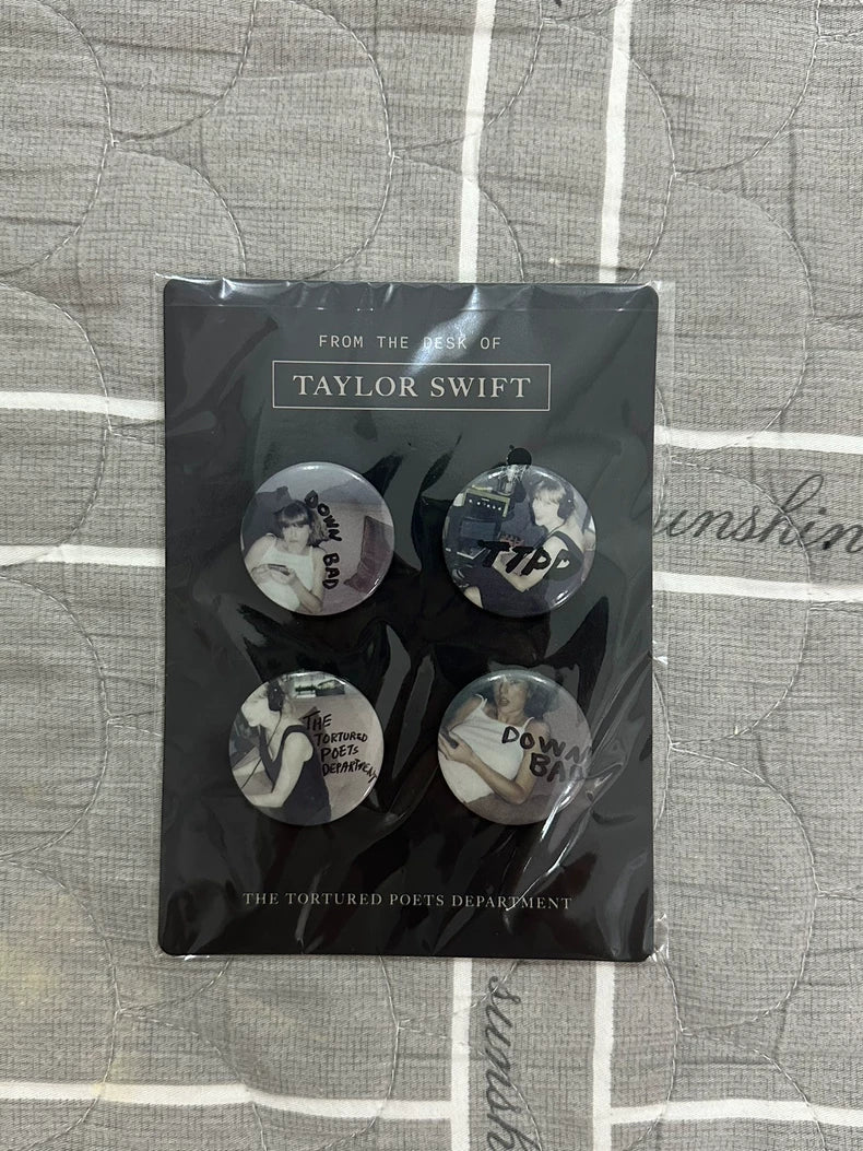 Taylor Swift – The Tortured Poets Department Down Bad Pin Set – photo 1