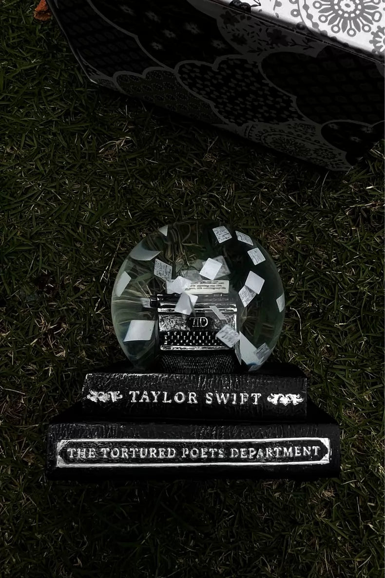 Taylor Swift TTPD Typewriter Snow Globe