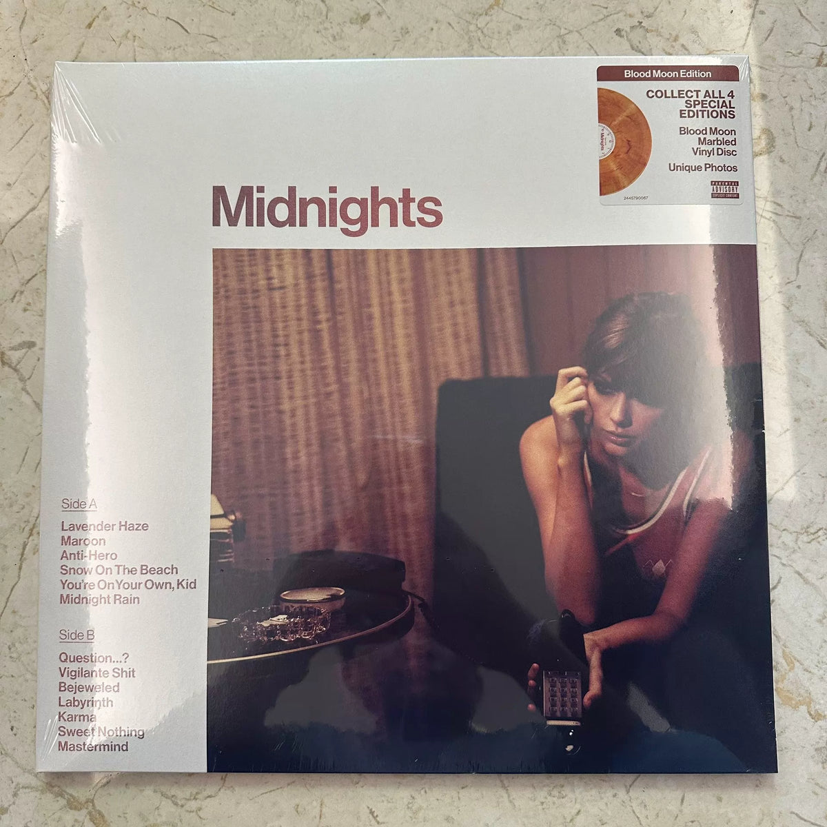 Taylor Swift – Midnights – Blood Moon Vinyl LP – Sealed – actual copy