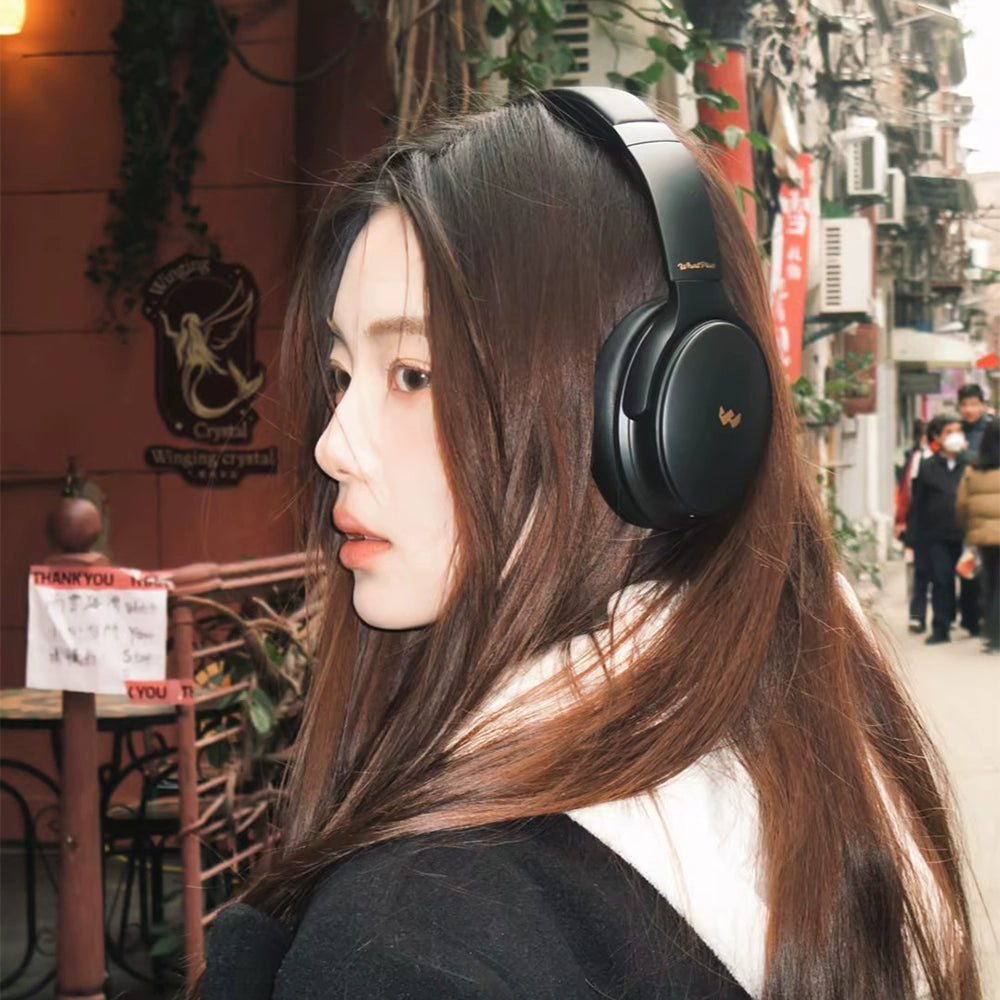 WhatPlus W1 Active Noise Cancelling Bluetooth Headset HiFi Sound Quality [Hot bar]  问加WhatPlus W1主动降噪蓝牙头戴式耳机HiFi音质【热巴】