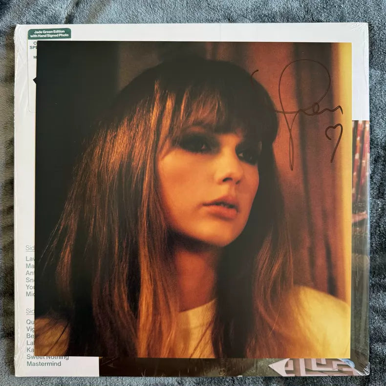 Taylor Swift Midnights Jade Green signed vinyl
