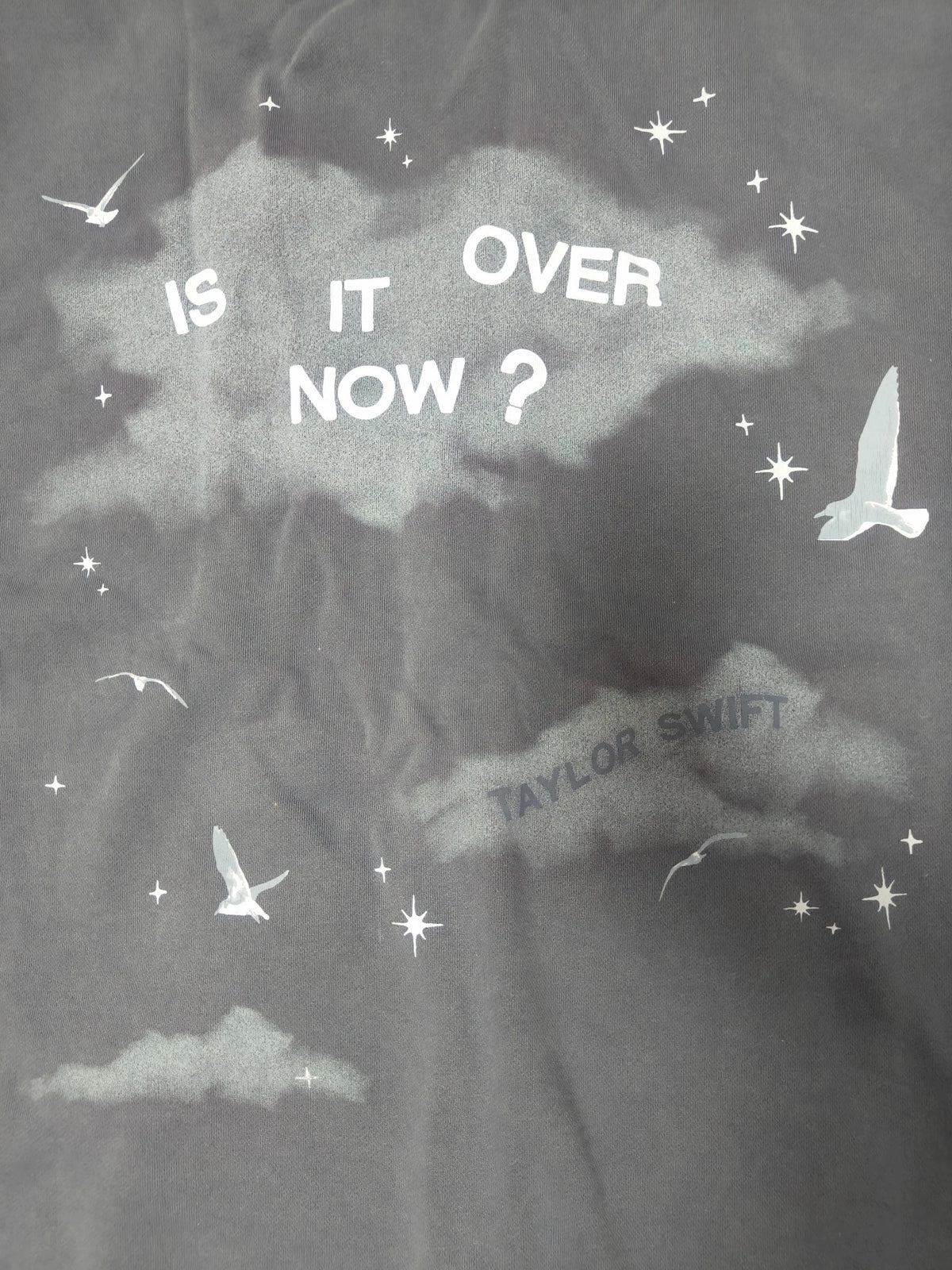 Taylor Swift – 1989 Taylor’s Version — Is It Over Now Blue Zip Hoodie, 2XL — actual item photo 4