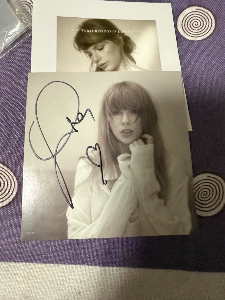 Taylor Swift – The Tortured Poets Department – UK Signed Art Card with CD