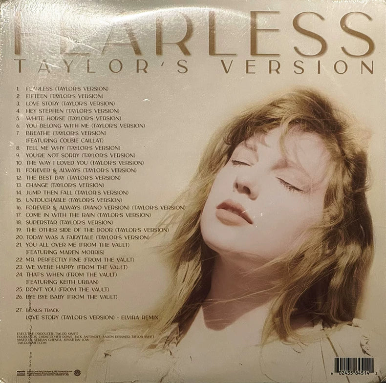Taylor Swift - Fearless (Taylor's Version) Target Red 3LP Vinyl - image 3