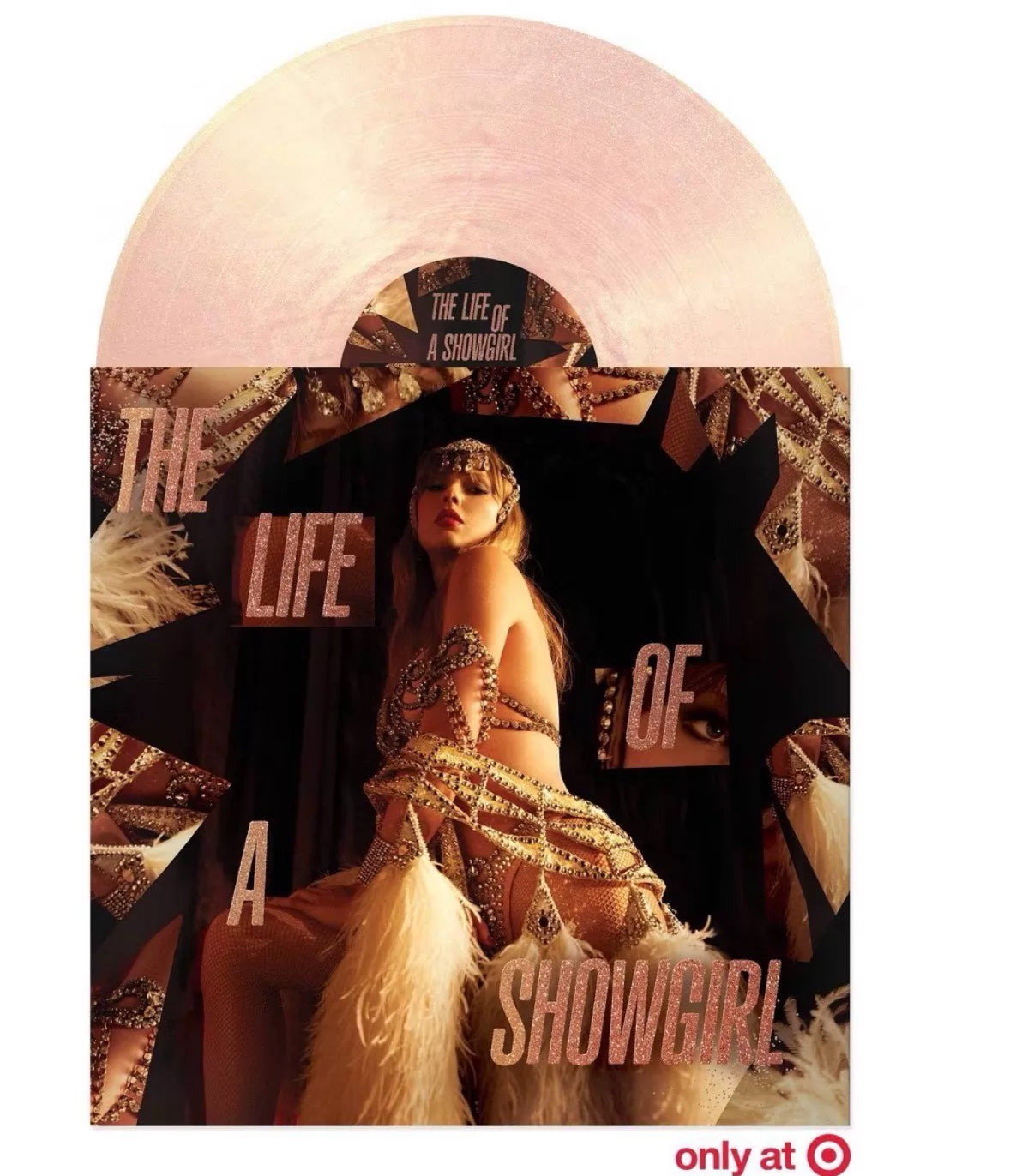 Taylor Swift — The Life of a Showgirl Target Pink Vinyl LP — Sealed — photo 3