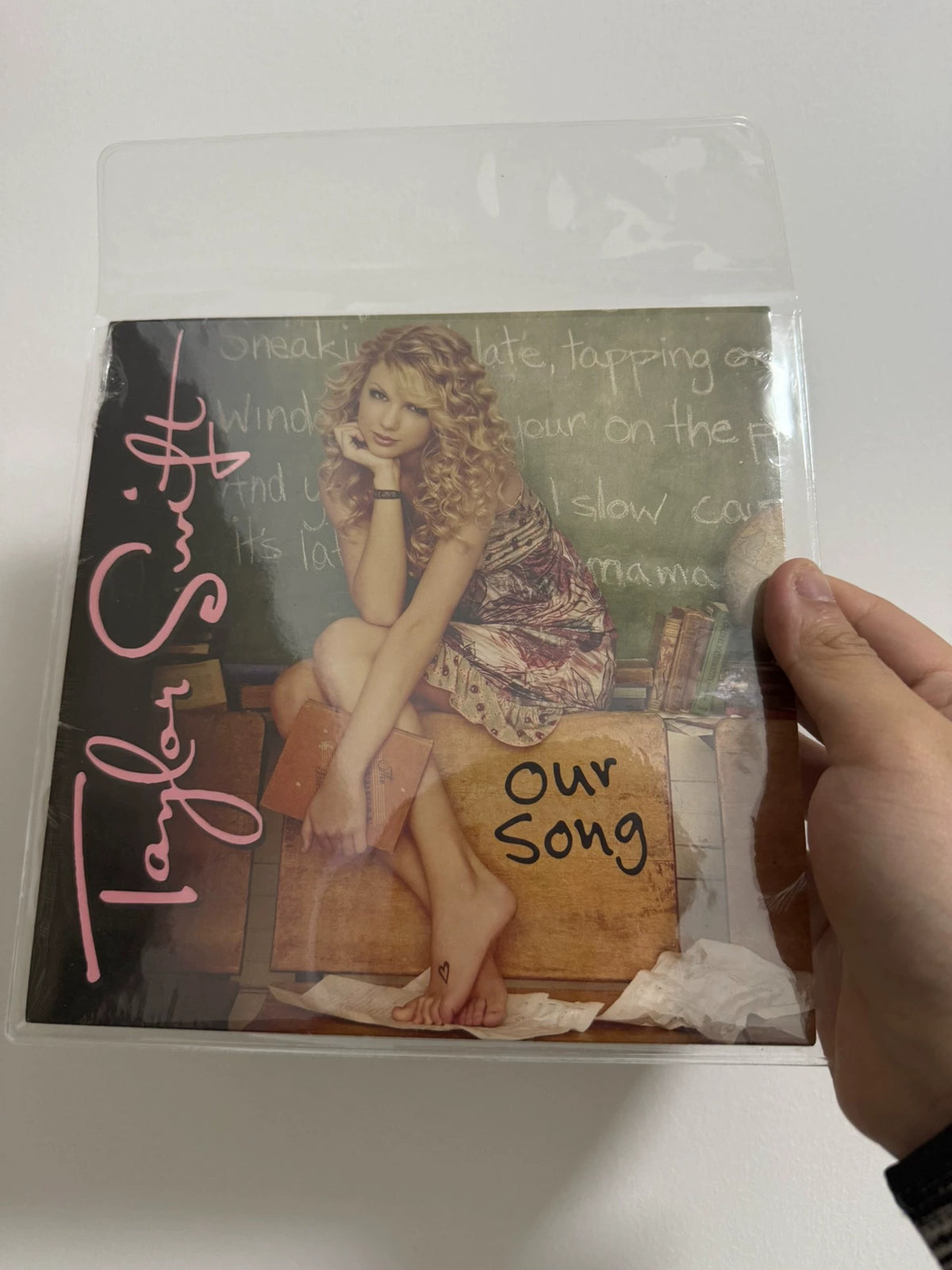 Taylor Swift – Our Song – Limited Numbered Purple Vinyl 7-Inch Single — front view