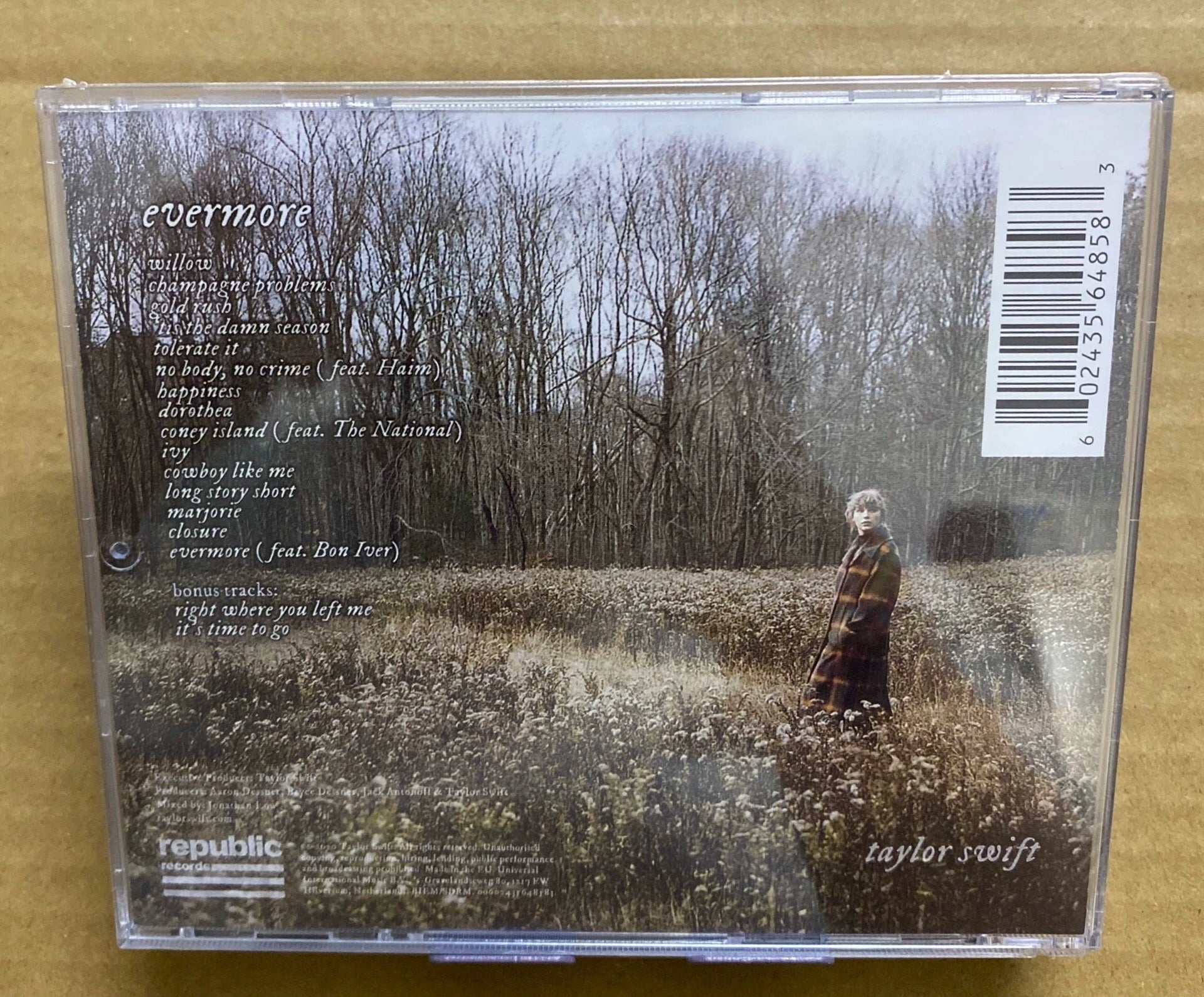 Taylor Swift — evermore CD — Sealed — photo 2