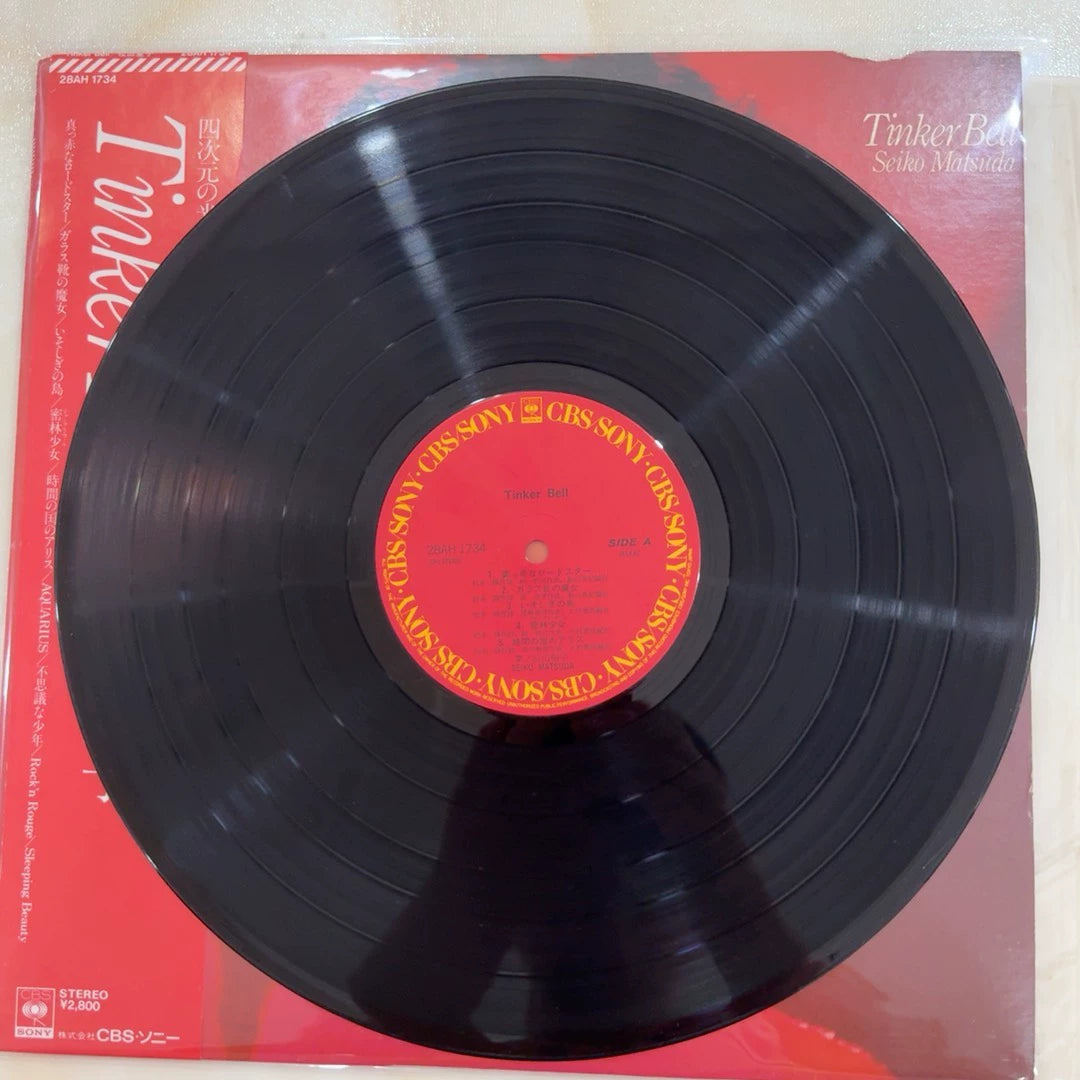 Seiko Matsuda – Tinker Bell (1984 Japan Vinyl LP with Obi) – actual item photo 3