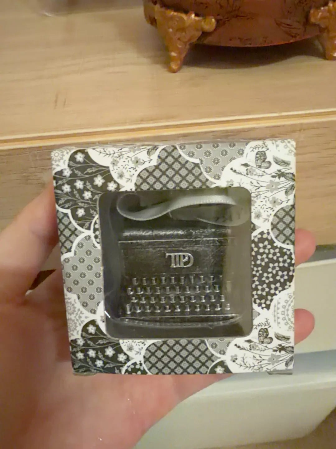 Taylor Swift TTPD Fortnight official typewriter ornament