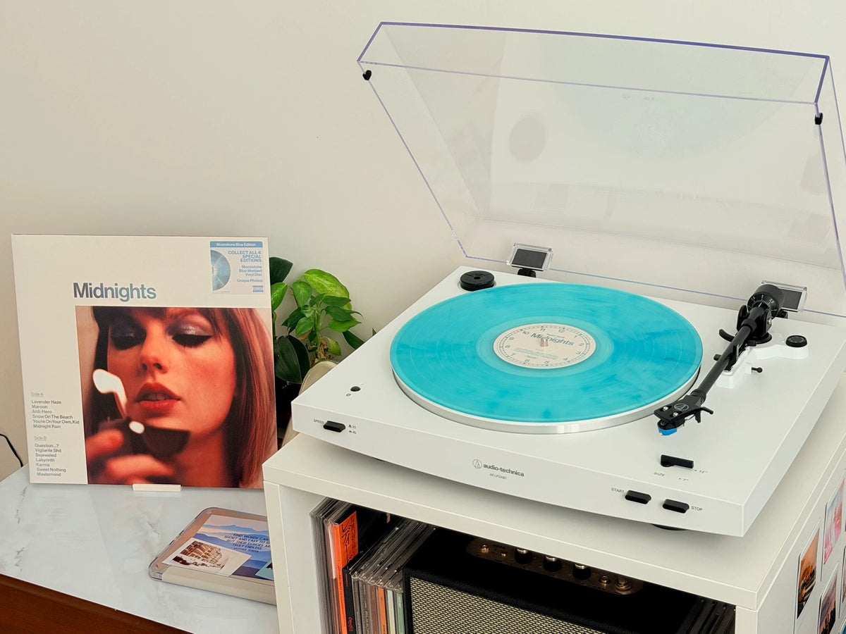 Taylor Swift – Midnights — Moonstone Blue Vinyl, Opened — actual item photo 1