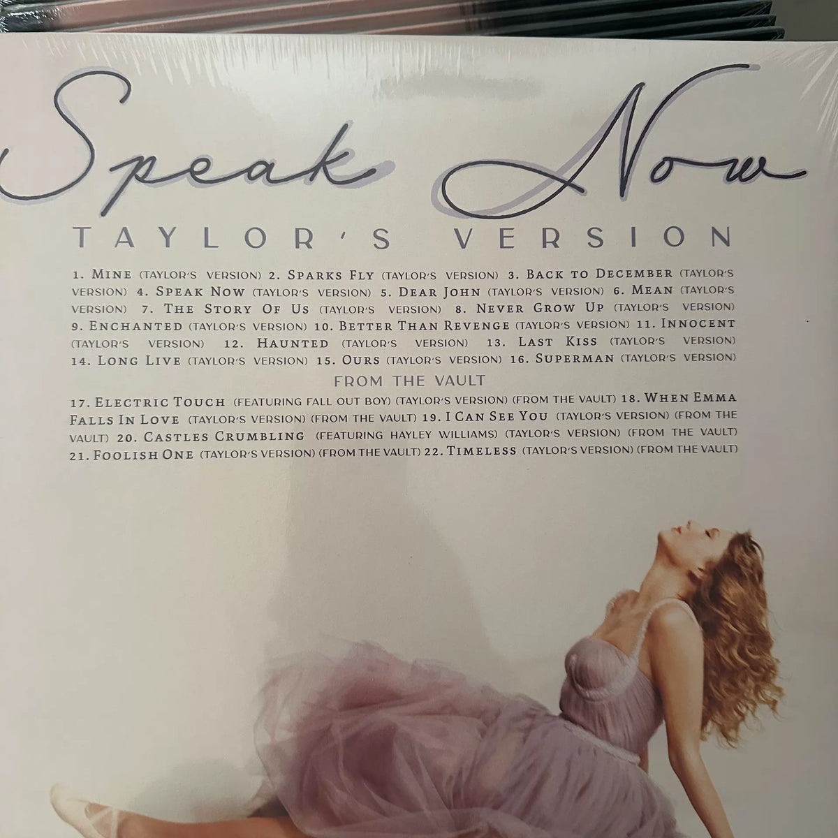 Taylor Swift – Speak Now (Taylor's Version) – Lilac Vinyl 3LP – actual item photograph 3