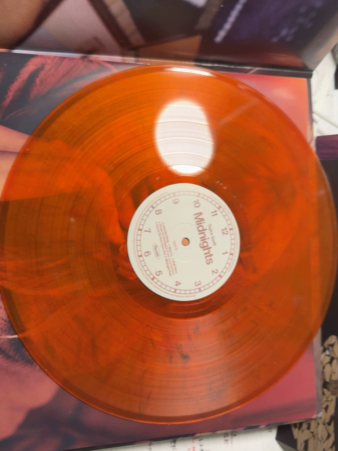 Taylor Swift – Midnights Blood Moon, Seller-Listed Heart-Signed Vinyl (LP) – photo 2
