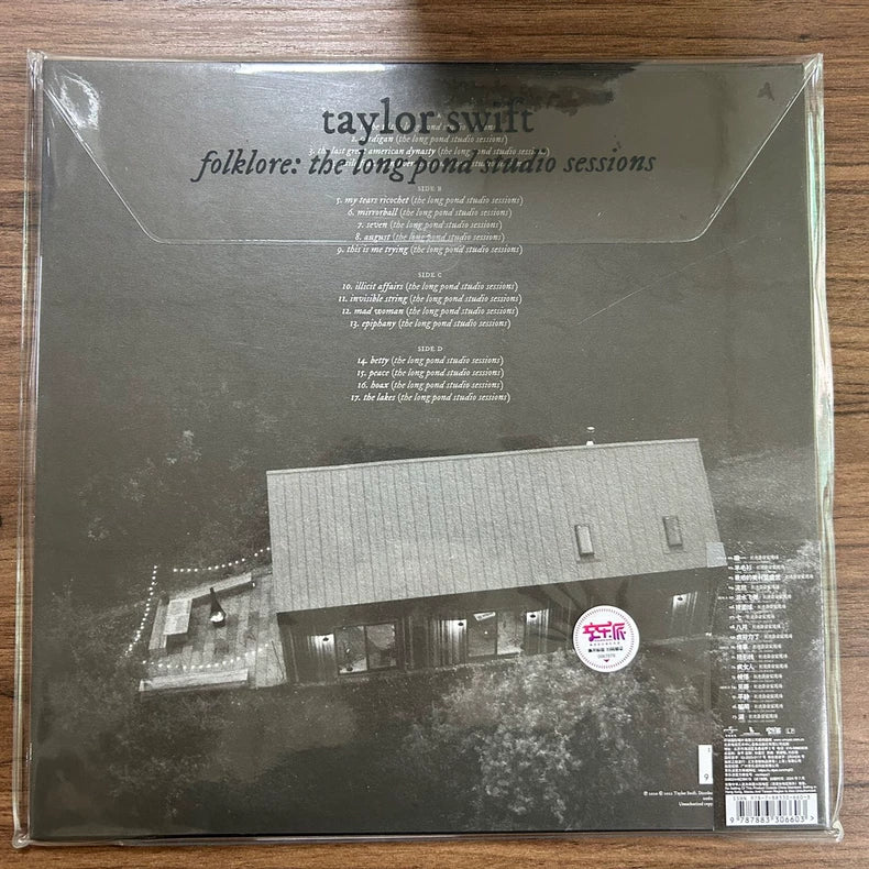 Taylor Swift – Folklore: The Long Pond Studio Sessions – China Grey 2LP – Sealed