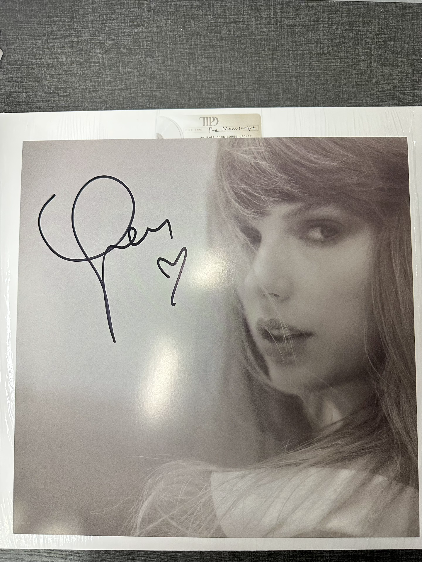 Taylor Swift – The Tortured Poets Department Double-Heart Signed Vinyl