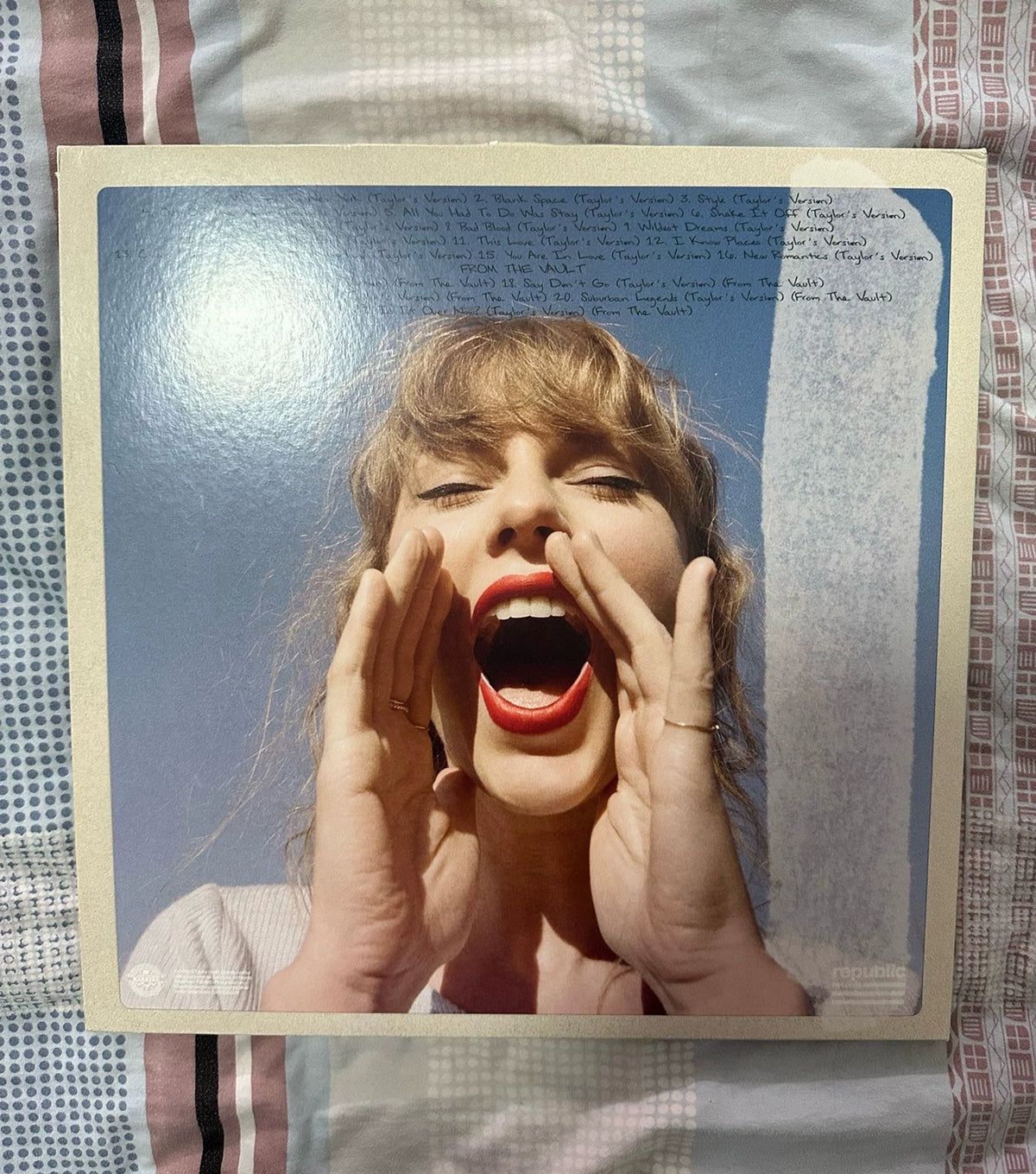Taylor Swift – 1989 (Taylor’s Version) – Blue 2LP – actual item photograph 2
