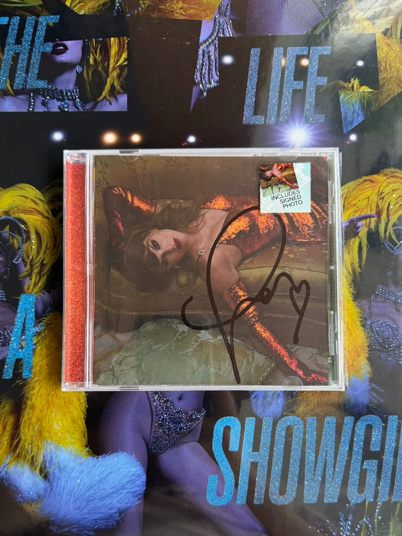 Taylor Swift – The Life of a Showgirl Signed CD Version 2