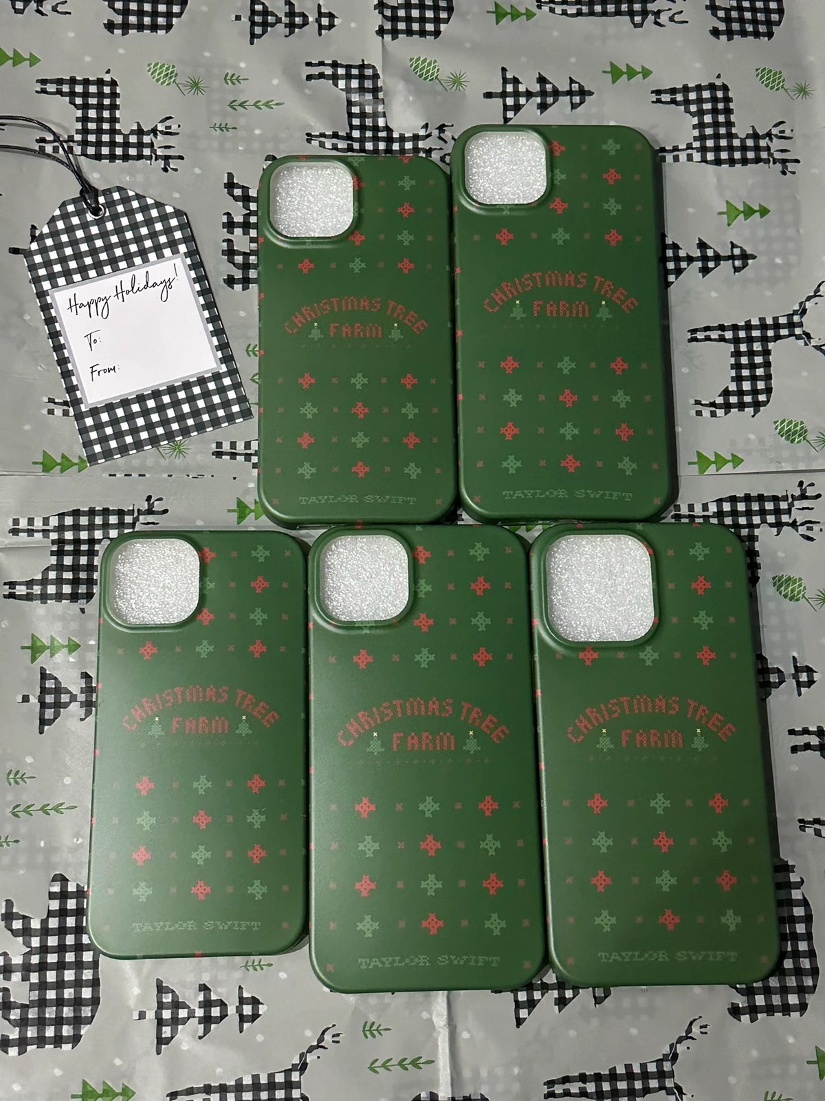 Taylor Swift – Christmas Tree Farm iPhone Case