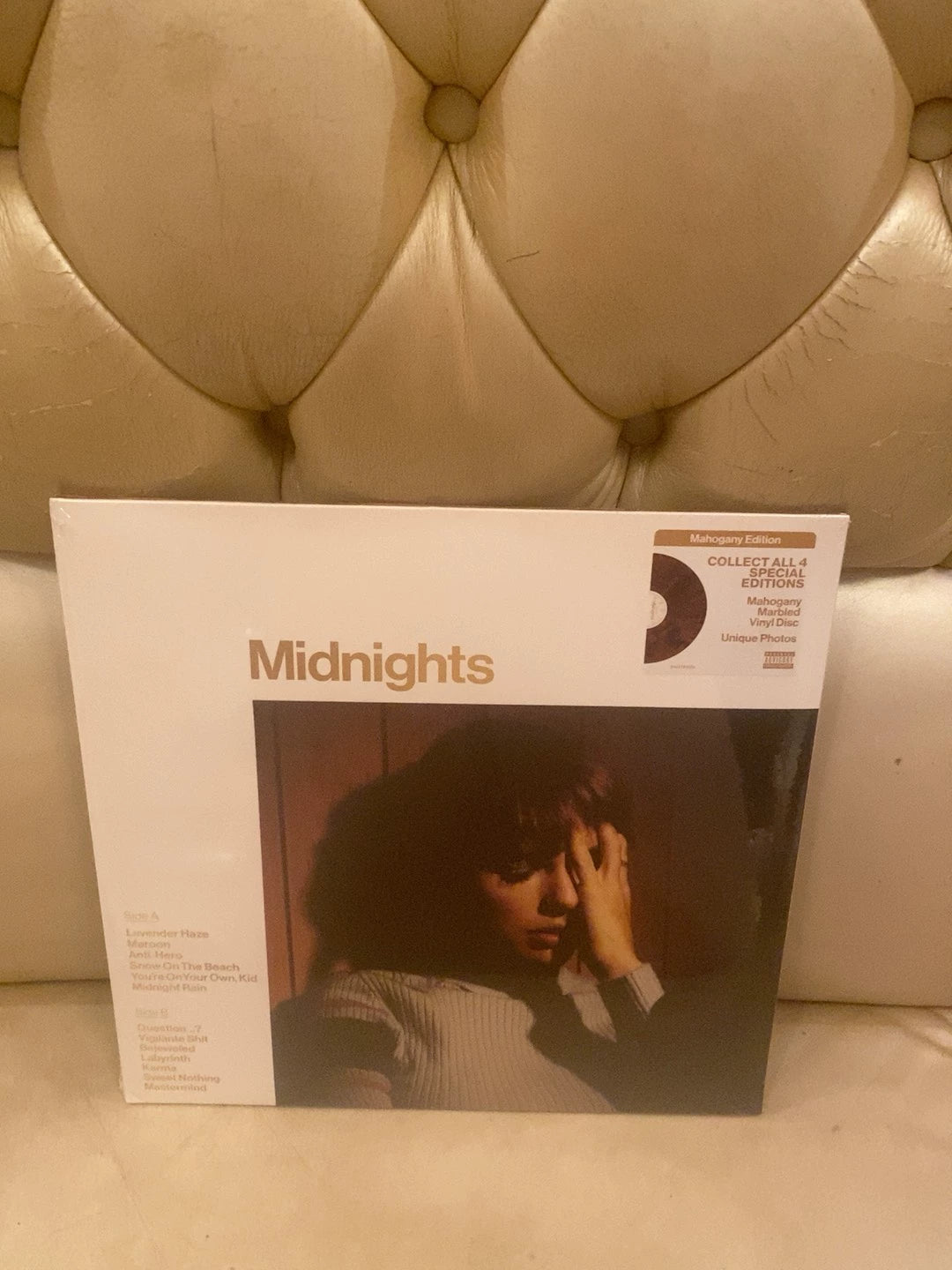 Taylor Swift — Midnights Mahogany Vinyl LP — Sealed — photo 3