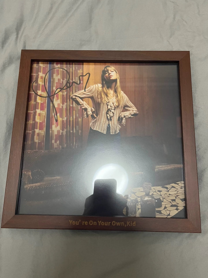 Taylor Swift – Midnights Blood Moon, Seller-Listed Signed Insert in Custom Frame
