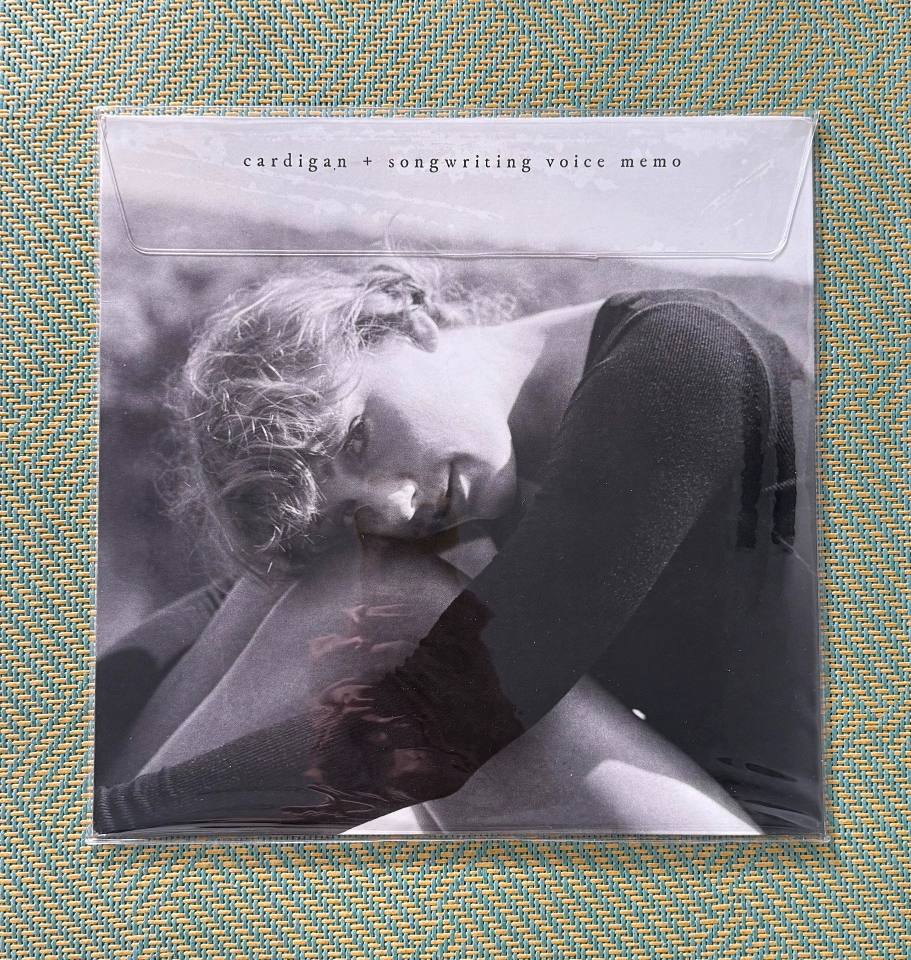 Taylor Swift – cardigan + Songwriting Voice Memo Gold Vinyl LP — front view