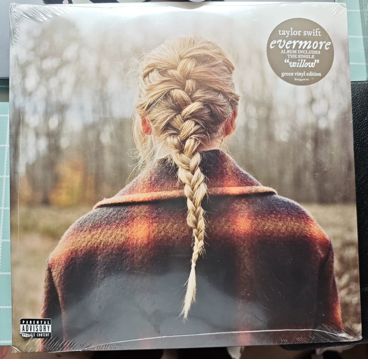 Taylor Swift – Evermore – Green Vinyl 2LP, Sealed – actual item photo 1