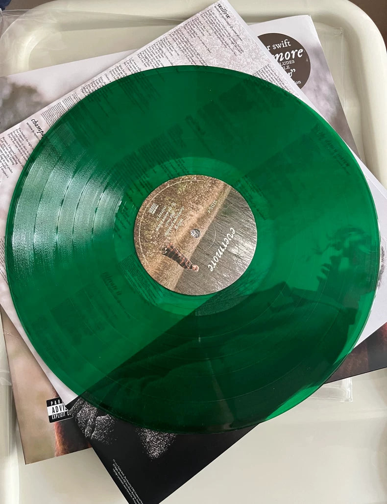 Taylor Swift – Evermore – Translucent Green Vinyl 2LP – Opened