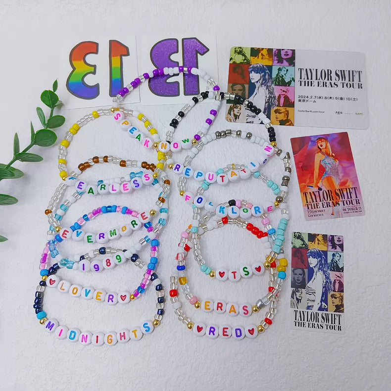 Taylor Swift Eras Tour Friendship Bracelet Set – 12 Pieces