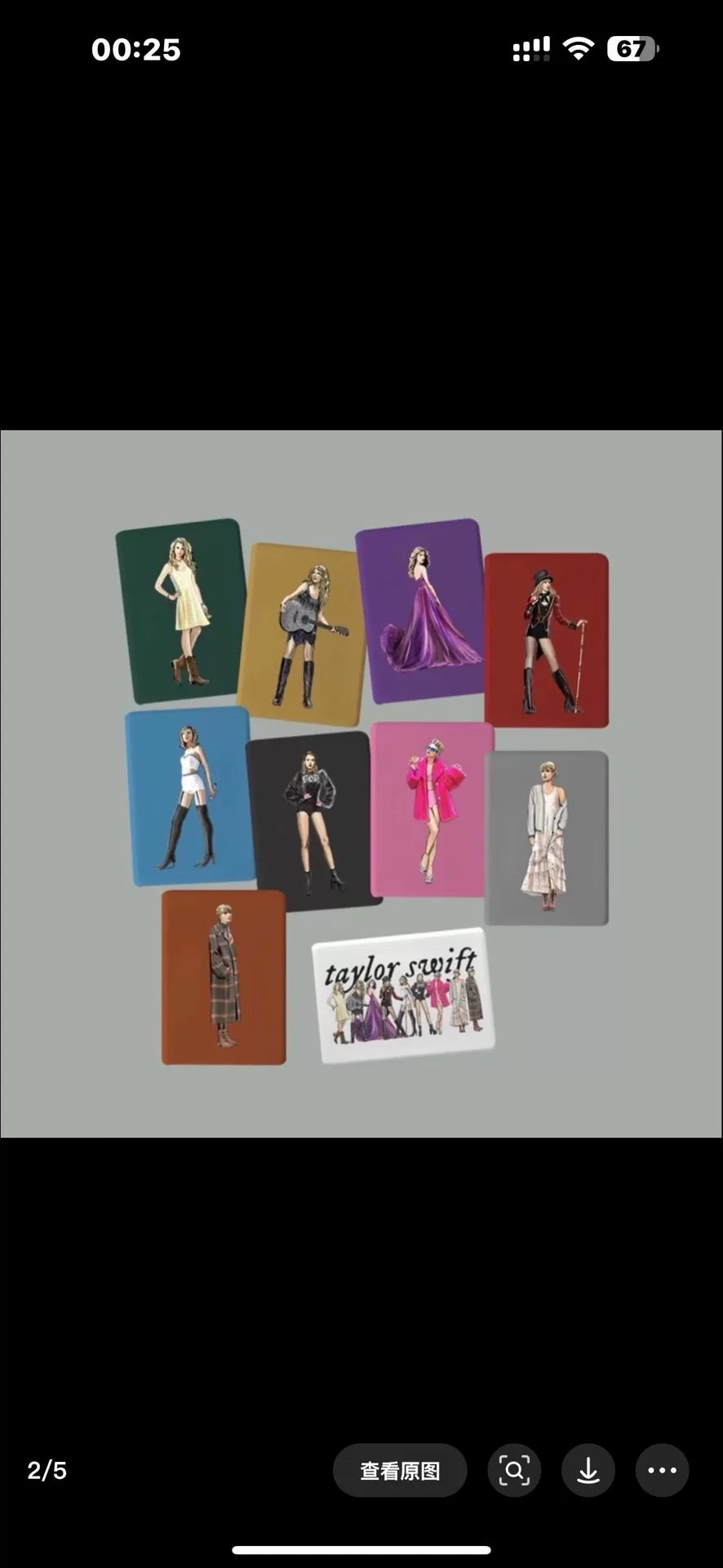 Taylor Swift – Reputation & Evermore – Set of Two Magnets