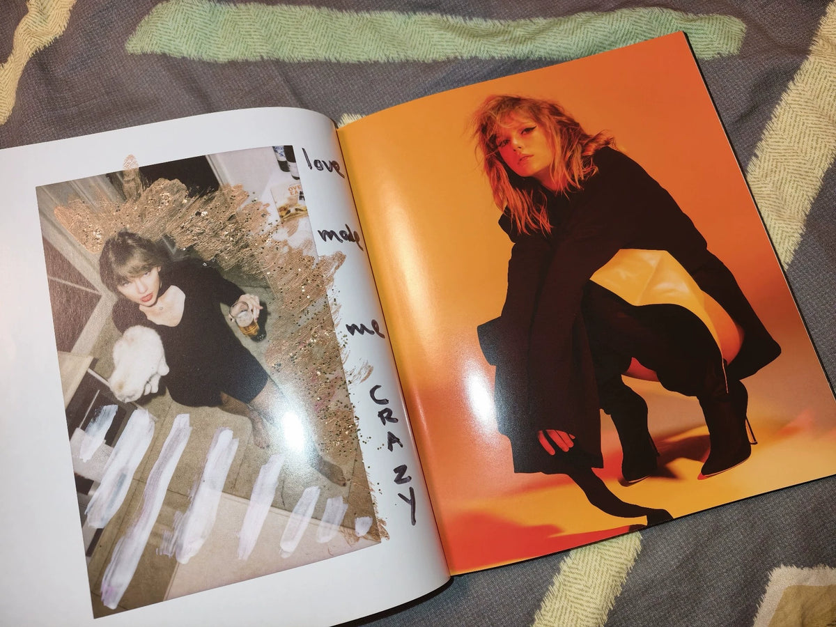 Taylor Swift – Reputation – Snakeskin-Texture Hardcover Book – actual item photograph 3