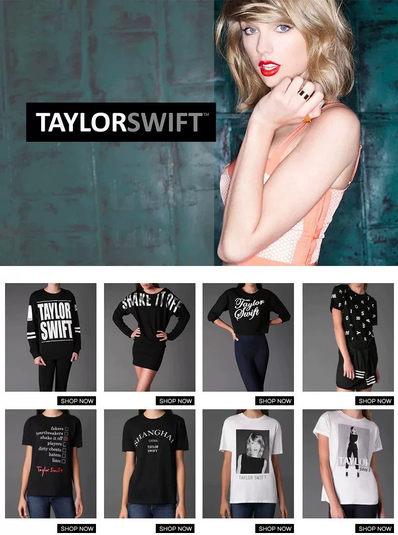 Taylor Swift – 1989 Tour Official White T-Shirt (Size L)
